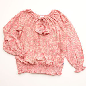 NWT Little Hand Martina Girls Pink Jersey Top